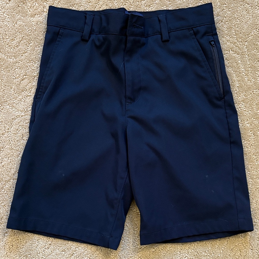 Lands' End Boy’s Active Navy Shorts, School Uniform